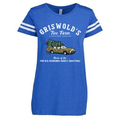 Griswold’s Tree Farm A Christmas Tradition Shirt Griswold’s Tree Farm Christmas Enza Ladies Jersey Football T-Shirt