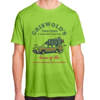 Griswold’s Tree Farm A Christmas Tradition Griswold’s Tree Farm Christmas Adult ChromaSoft Performance T-Shirt