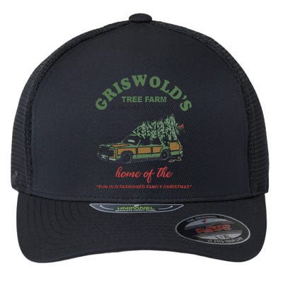 Griswold’s Tree Farm A Christmas Tradition Griswold’s Tree Farm Christmas Flexfit Unipanel Trucker Cap