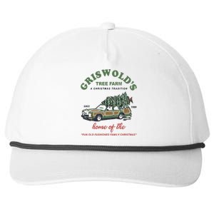 Griswold’s Tree Farm A Christmas Tradition Griswold’s Tree Farm Christmas Snapback Five-Panel Rope Hat