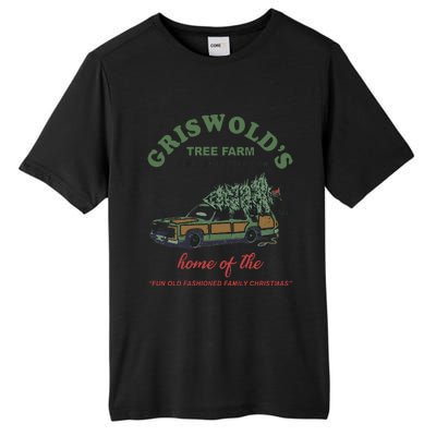 Griswold’s Tree Farm A Christmas Tradition Griswold’s Tree Farm Christmas Tall Fusion ChromaSoft Performance T-Shirt