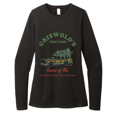 Griswold’s Tree Farm A Christmas Tradition Griswold’s Tree Farm Christmas Womens CVC Long Sleeve Shirt