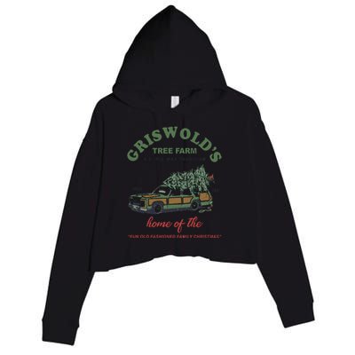 Griswold’s Tree Farm A Christmas Tradition Griswold’s Tree Farm Christmas Crop Fleece Hoodie