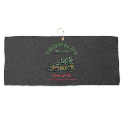 Griswold’s Tree Farm A Christmas Tradition Griswold’s Tree Farm Christmas Large Microfiber Waffle Golf Towel