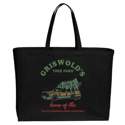 Griswold’s Tree Farm A Christmas Tradition Griswold’s Tree Farm Christmas Cotton Canvas Jumbo Tote