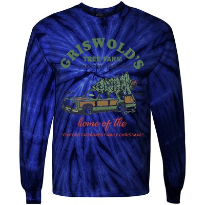 Griswold’s Tree Farm A Christmas Tradition Griswold’s Tree Farm Christmas Tie-Dye Long Sleeve Shirt