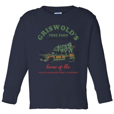 Griswold’s Tree Farm A Christmas Tradition Griswold’s Tree Farm Christmas Toddler Long Sleeve Shirt