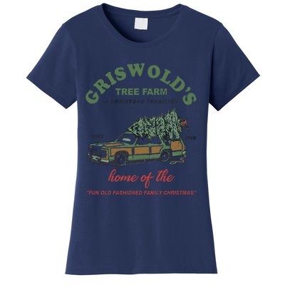 Griswold’s Tree Farm A Christmas Tradition Griswold’s Tree Farm Christmas Women's T-Shirt