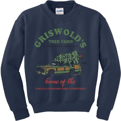 Griswold’s Tree Farm A Christmas Tradition Griswold’s Tree Farm Christmas Kids Sweatshirt