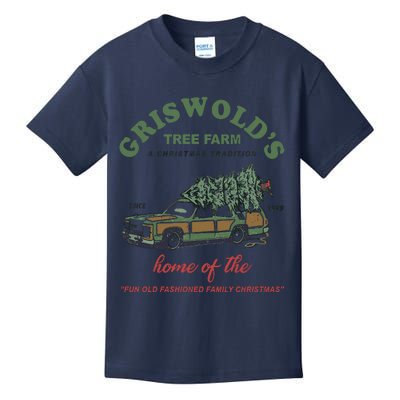 Griswold’s Tree Farm A Christmas Tradition Griswold’s Tree Farm Christmas Kids T-Shirt