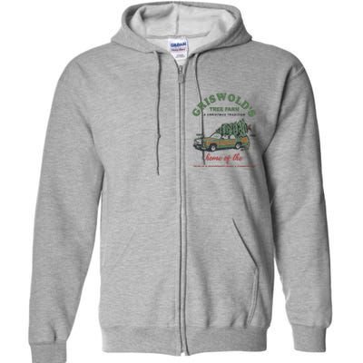 Griswold’s Tree Farm A Christmas Tradition Griswold’s Tree Farm Christmas Full Zip Hoodie