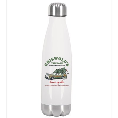 Griswold’s Tree Farm A Christmas Tradition Griswold’s Tree Farm Christmas Stainless Steel Insulated Water Bottle