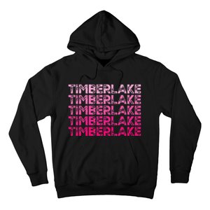 Graphic Timberlake First Name Personalized I Love Timberlake Hoodie