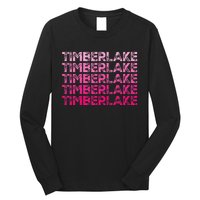 Graphic Timberlake First Name Personalized I Love Timberlake Long Sleeve Shirt