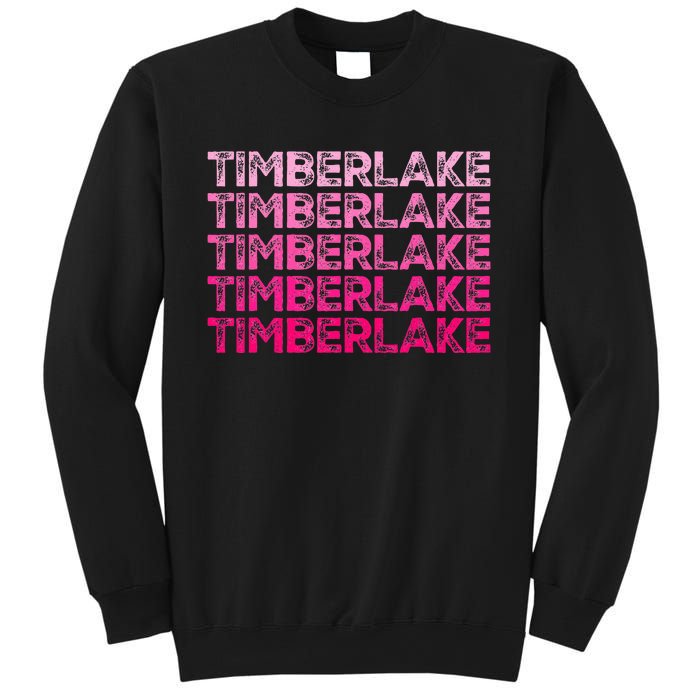 Graphic Timberlake First Name Personalized I Love Timberlake Sweatshirt