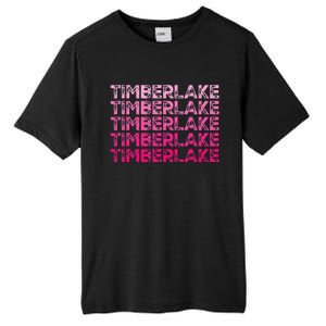 Graphic Timberlake First Name Personalized I Love Timberlake Tall Fusion ChromaSoft Performance T-Shirt