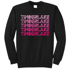 Graphic Timberlake First Name Personalized I Love Timberlake Tall Sweatshirt