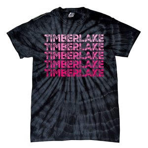 Graphic Timberlake First Name Personalized I Love Timberlake Tie-Dye T-Shirt