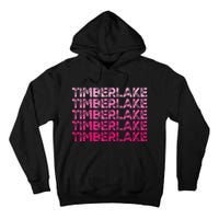 Graphic Timberlake First Name Personalized I Love Timberlake Tall Hoodie