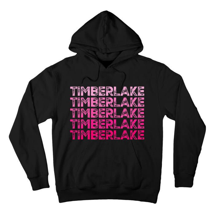 Graphic Timberlake First Name Personalized I Love Timberlake Tall Hoodie