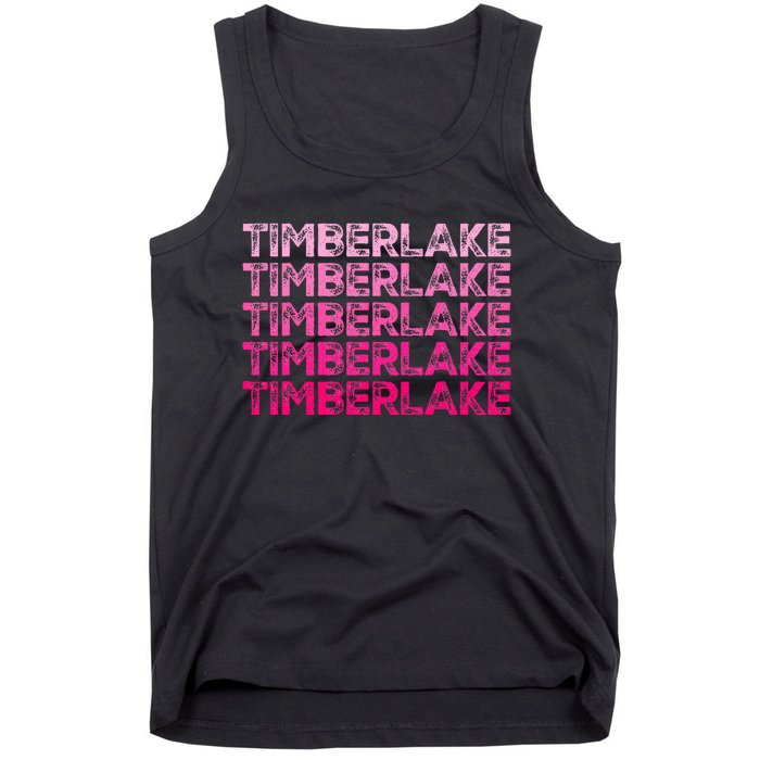 Graphic Timberlake First Name Personalized I Love Timberlake Tank Top