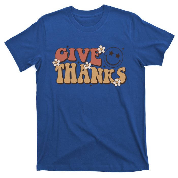 Give Thanks Funny Thanksgiving Cute Gift T-Shirt