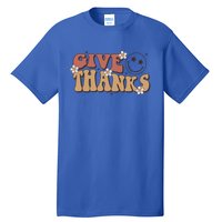 Give Thanks Funny Thanksgiving Cute Gift Tall T-Shirt