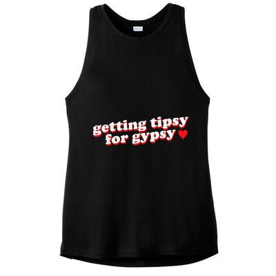 Getting Tipsy For Gypsy Iconic Slogan Gypsy Rose Blanchard Ladies PosiCharge Tri-Blend Wicking Tank