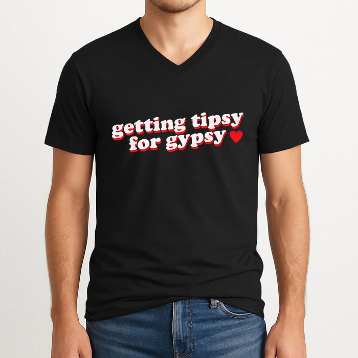 Getting Tipsy For Gypsy Iconic Slogan Gypsy Rose Blanchard V-Neck T-Shirt