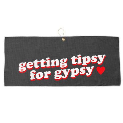 Getting Tipsy For Gypsy Iconic Slogan Gypsy Rose Blanchard Large Microfiber Waffle Golf Towel
