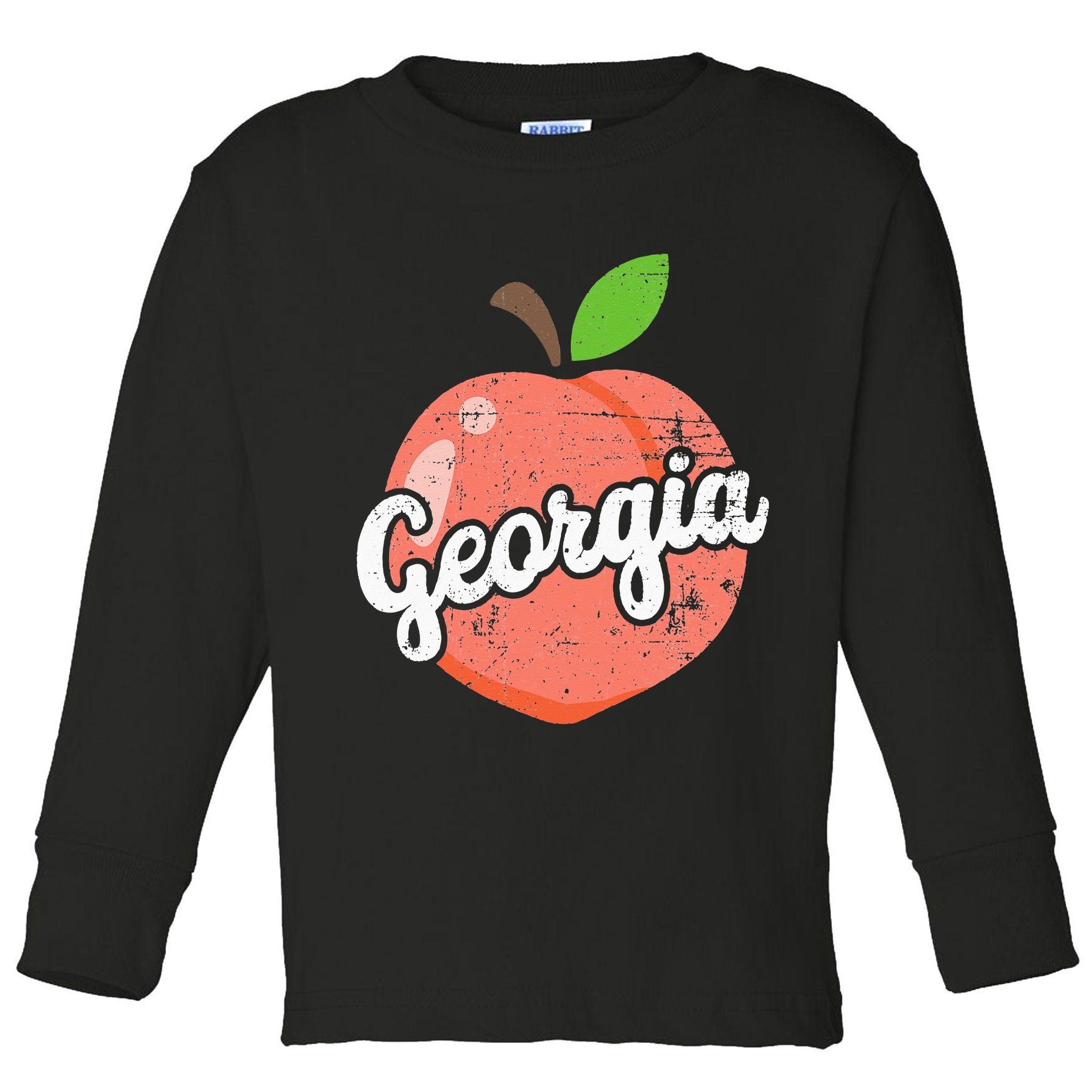 Georgia Tourist funny Georgia Lover Toddler Long Sleeve Shirt