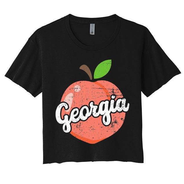 Georgia Tourist funny Georgia Lover Crop Top