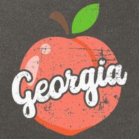 Georgia Tourist funny Georgia Lover Cotton Canvas Backpack