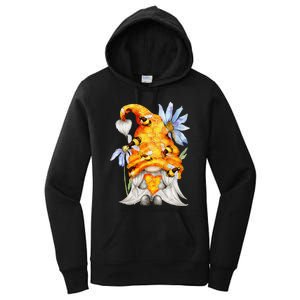 Gnome Tees for Summer and Children Daisy and Honey Bee Gnome Women's Pullover Hoodie