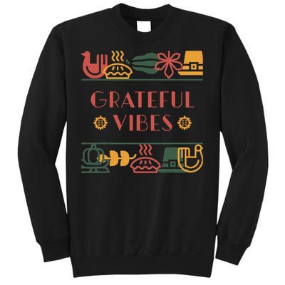 Grateful Thankful Favored Print funny Thanksgiving  Sweatshirt