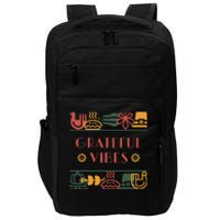 Grateful Thankful Favored Print funny Thanksgiving  Impact Tech Backpack