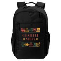 Grateful Thankful Favored Print funny Thanksgiving  Daily Commute Backpack