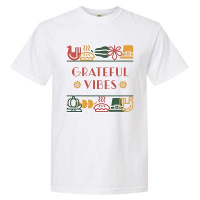 Grateful Thankful Favored Print funny Thanksgiving  Garment-Dyed Heavyweight T-Shirt