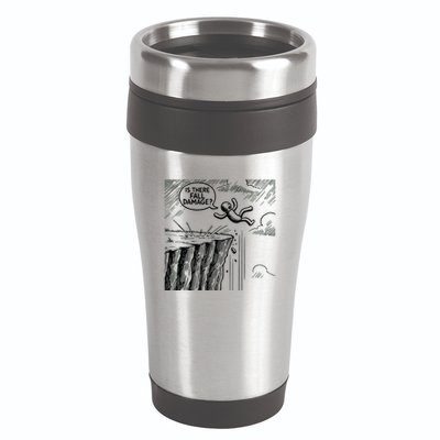Gravity Test Funny Gamer Is There Fall Damage 16oz Travel Tumbler