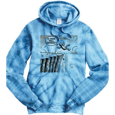 Gravity Test Funny Gamer Is There Fall Damage Tie Dye Hoodie