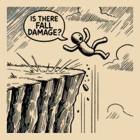 Gravity Test Funny Gamer Is There Fall Damage Bag