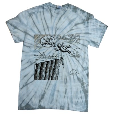 Gravity Test Funny Gamer Is There Fall Damage Tie-Dye T-Shirt