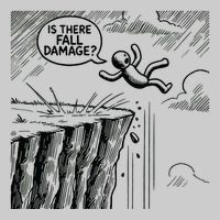 Gravity Test Funny Gamer Is There Fall Damage Tie-Dye T-Shirt