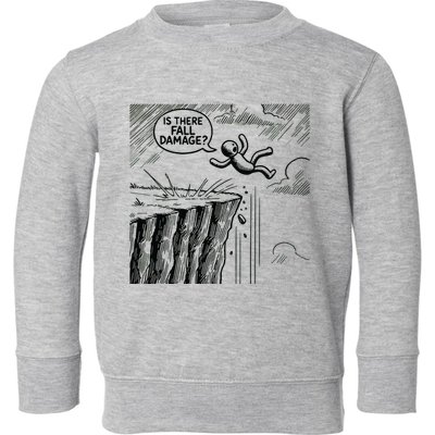 Gravity Test Funny Gamer Is There Fall Damage Toddler Sweatshirt