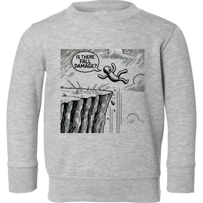 Gravity Test Funny Gamer Is There Fall Damage Toddler Sweatshirt
