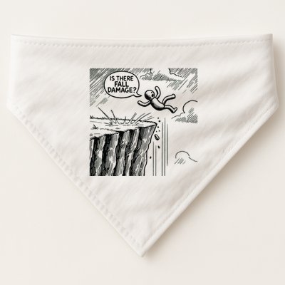 Gravity Test Funny Gamer Is There Fall Damage USA-Made Doggie Bandana