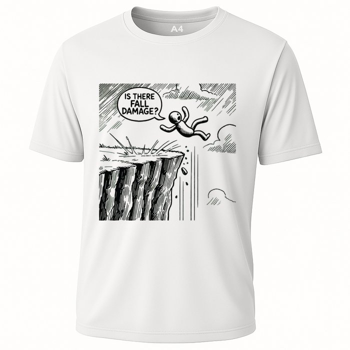 Gravity Test Funny Gamer Is There Fall Damage Performance Shirt