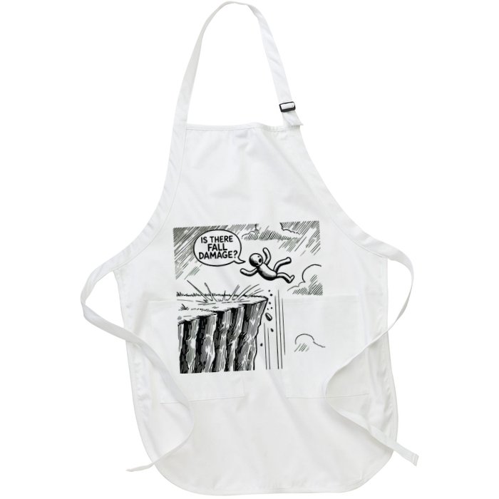 Gravity Test Funny Gamer Is There Fall Damage Apron