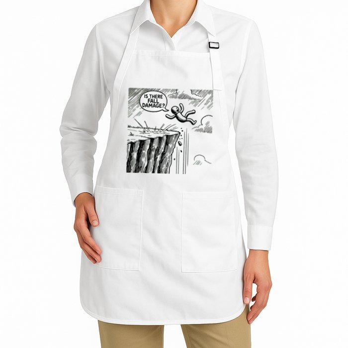Gravity Test Funny Gamer Is There Fall Damage Apron