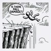 Gravity Test Funny Gamer Is There Fall Damage Button